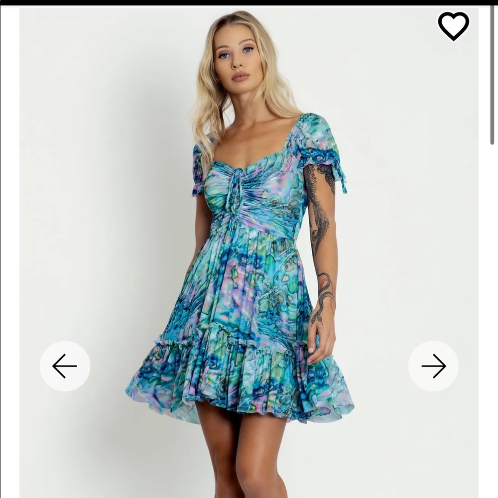 ABALONE SHORT TEA PARTY DRESS - BlackMilk XL